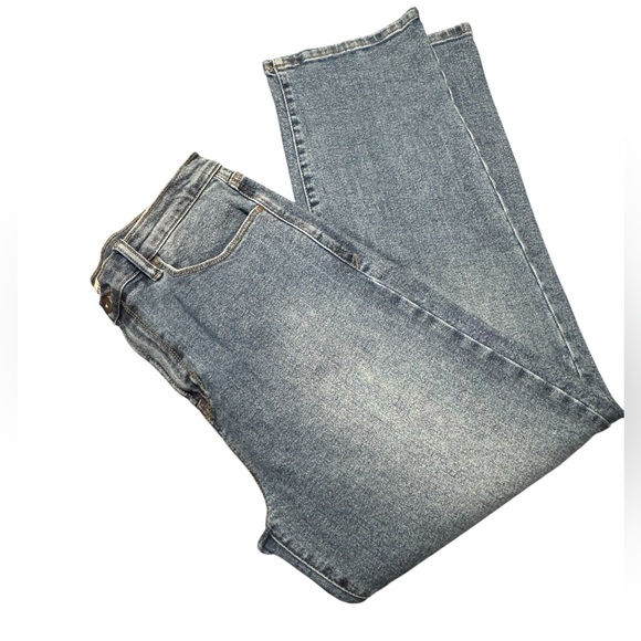 Kenzie Ella High Rise Straight Leg Jeans Size 10 Medium Wash Casual Comfortable - Picture 7 of 12